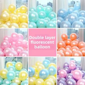 Palloncino Gonfiabile da 10 Pollici a Doppio Strato in Lattice Perlato con Stampa Serigrafica per Compleanno, Matrimonio, San Valentino, Capodanno Cinese, per Adulti - Product Image 1