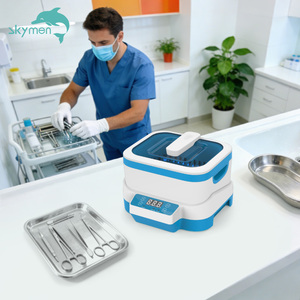 เครื่องทำความสะอาดอัลตราโซนิกดิจิตอล Skymen ODM 1.2 ลิตร แบบถอดประกอบได้ พร้อมระบบไล่ก๊าซ สำหรับคลินิก เครื่องมือทันตกรรม อุปกรณ์การแพทย์ และเครื่องมือช่องปาก - Product Image 2