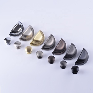 Customized Color <strong>Brush</strong> Nickel Zinc <strong>Kitchen</strong> Hardware Cabinet Door Europe Cup Pull <strong>Handle</strong> 3inch 76mm Drawer Dresser Cup <strong>Handle</strong> - Product Image 1