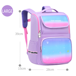 Bán Buôn Cô Gái Phổ Biến Không Thấm Nước Phát Quang Trường Ba Lô Phim Hoạt Hình Màu Sắc Tươi Sáng Công Suất Lớn Trường Ba Lô Cho Trẻ Em - Product Image 4