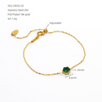Bracelet en zircone à six griffes, best-seller, luxe abordable, élégant, unique et minimaliste