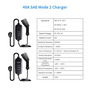 <span class=keywords><strong>Chargeur</strong></span> EV AC GBT intelligent pour la maison, 3,5 kW, 7 kW, borne de recharge réglable pour véhicule électrique, station de recharge portable pour <span class=keywords><strong>voiture</strong></span> électrique AC - Product Image 5