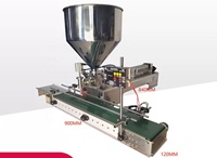 Pâte très visqueuse Sucre Sauce chocolat Équipement d'emballage Machine de remplissage de bouteilles pour remplissage Mixiing pour poudre Gel d'eau pure