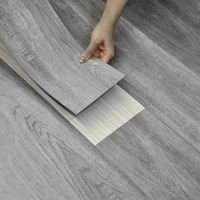 Carreaux de panneaux de bois en vinyle de luxe Adhésif à dos sec Auto-installation Revêtement de sol en PVC de 3mm pour chambres à coucher Autocollants en grain de bois Comme une pierre