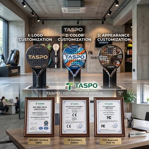 <span class=keywords><strong>Raquette</strong></span> de <span class=keywords><strong>padel</strong></span> en fibre de carbone 18K, forme diamant, fabricant TASPO, logo personnalisé, OEM, vente en gros, faible MOQ, <span class=keywords><strong>raquette</strong></span> de tennis de <span class=keywords><strong>padel</strong></span> - Product Image 3