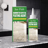 Agent de placage cristallin nanométrique Jue Fish 160ml Revêtement protecteur nano pour surfaces en marbre, carrelage et pierre