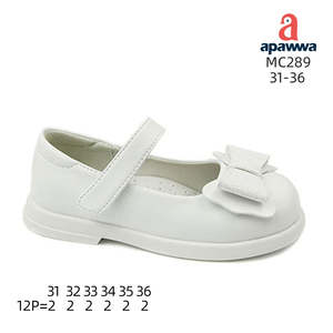 Apawwa MC289 Zapatos de vestir negros Talla 31-36 - Product Image 1