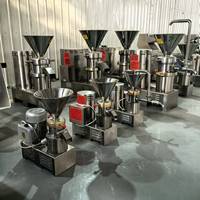 Machine à broyer le beurre de cacahuètes de qualité alimentaire, moulin colloïdal pour la sauce au sésame, équipement de traitement des pâtes de noix