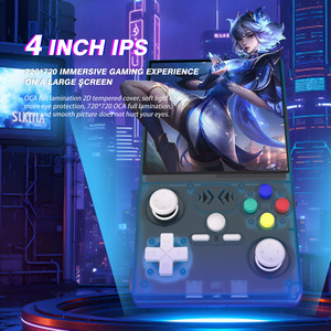 Máy chơi game cầm tay Purple Blue XF40V với màn hình IPS 4 inch, độ phân giải 720x720, pin 4000mAh, hệ điều hành Linux - Máy chơi game thùng di động - Product Image 3