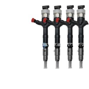 Ensemble d'injecteurs 23670-30070 pour pick-ups 1KD 2KD, injecteur de carburant stable avec capuchon rouge et joint gris - Product Image 4