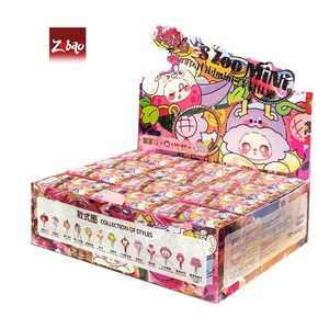 Authentique Baby Three 12 pièces/ensemble <span class=keywords><strong>Lila</strong></span> Zoo Mini téléphone portable avec cordon, boîte mystère unisexe, pendentif pour sac, boîte mystère - Product Image 1