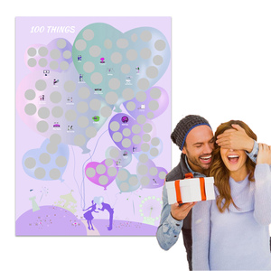 Cadeaux de noël pour petite amie, <span class=keywords><strong>affiche</strong></span> à <span class=keywords><strong>gratter</strong></span>, pour <span class=keywords><strong>Couple</strong></span>, nouvelle collection, 100 - Product Image 4