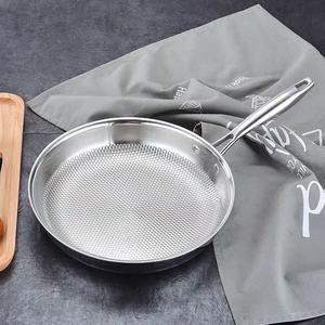 Sartén Antiadherente de 20-28 cm con Tapa de Vidrio, <span class=keywords><strong>Hexclad</strong></span> Honeycomb de 11 Pulgadas - Product Image 2