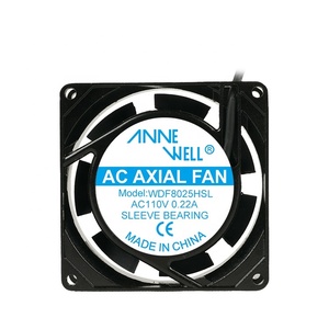 8cm AC <span class=keywords><strong>Fan</strong></span> 8025 220V tay áo mang Quạt hướng trục 110 xử lý Quạt làm mát cho máy móc công nghiệp và Thiết bị tản nhiệt - Product Image 1