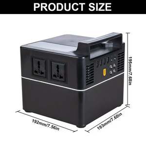 Générateur solaire portable AC50P, station d'alimentation à onde sinusoïdale pure 300W 600W, batterie au lithium, banque d'alimentation mobile avec compatibilité automobile - Product Image 4