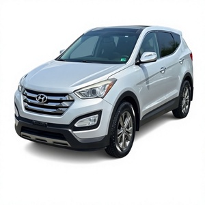 SUV SantaFE 2013 d'occasion en bon état, sièges en cuir noir, transmission automatique, phares LED, pneus R18, moteur à essence - Product Image 1