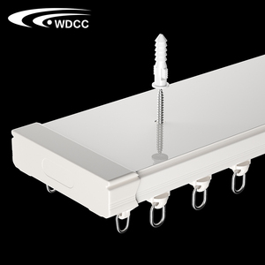 Soffitto in alluminio <span class=keywords><strong>doppio</strong></span> <span class=keywords><strong>binario</strong></span> <span class=keywords><strong>per</strong></span> tenda senza suono <span class=keywords><strong>doppio</strong></span> <span class=keywords><strong>binario</strong></span> <span class=keywords><strong>per</strong></span> tenda <span class=keywords><strong>con</strong></span> resistente accessori <span class=keywords><strong>per</strong></span> tenda in alluminio - Product Image 3
