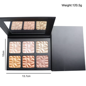 Paleta de Maquillaje Vegana Personalizable con Tu Propia Marca, <span class=keywords><strong>Iluminador</strong></span>, <span class=keywords><strong>Contorno</strong></span> y Bronceador con Polvo Compacto - Product Image 6