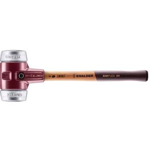 HALDER - 3009.030 Baguettes à face souple SIMPLEX-Métal souple avec boîtier en fonte et manche en bois de haute qualité MARTEAUX ET CISEAUX - Product Image 1