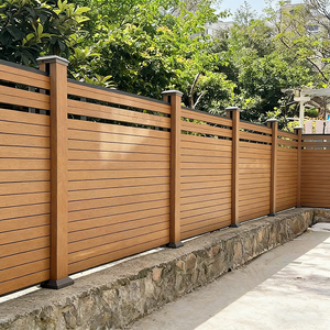 Panneau de clôture en aluminium <span class=keywords><strong>pour</strong></span> la protection de la vie privée, clôture <span class=keywords><strong>pour</strong></span> chevaux de ferme, jardins extérieurs, WPC, facilement assemblable, résistant au vent, <span class=keywords><strong>pour</strong></span> cours avant, clôture à <span class=keywords><strong>vue</strong></span> dégagée <span class=keywords><strong>pour</strong></span> complexes hôteliers - Product Image 3