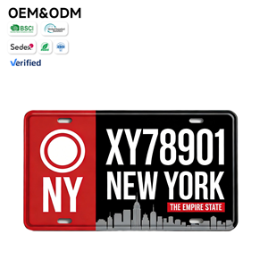 <span class=keywords><strong>Plaque</strong></span> d'<span class=keywords><strong>immatriculation</strong></span> personnalisée en métal durable, modèle États-Unis, à collectionner, commande urgente, réduction sur les achats en gros - Product Image 1