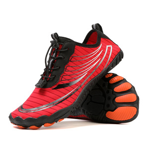 Chaussures d'eau avec empeigne en mesh, semelle en caoutchouc antidérapante, unisexes, plage, été, sport de plein air, fitness, yoga, trekking - Product Image 1