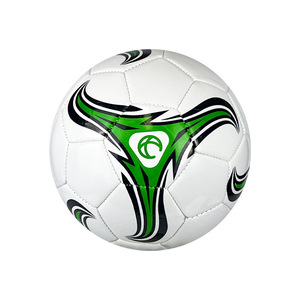 Balón de fútbol personalizable cosido a máquina de cuero y PU para partidos de fútbol de escuela primaria y secundaria - Product Image 3