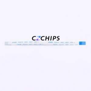 HX FFC-1.0-4P-100mm F FFC Cable (Flexible Flat Cable) P=1mm Connector 4P 1mm 0.3mm Reverse - Product Image 1