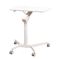 Bureau à ressort pneumatique réglable en hauteur, support de siège, pour station de travail mobile