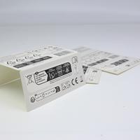 Étiquettes de livrets imprimées sur mesure auditées par Sedex, autocollants d'avertissement écologiques, fourniture d'usine