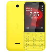 Teléfono Móvil Nok 225 con Funciones Básicas, 2G GSM, Doble SIM, Desbloqueado, Pantalla QVGA de 2.8 Pulgadas, Botones Grandes, Bluetooth, Radio FM, Batería de 1200 mAh, Diseño Delgado