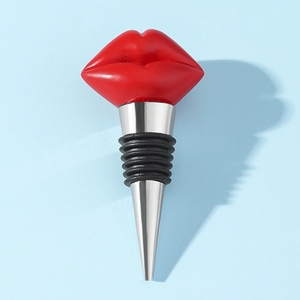 Bouchon de bouteille de vin amusant en forme de lèvres, scellant romantique pour les cadeaux de mariage, les cadeaux d'anniversaire et les décorations de fête prénuptiale - Product Image 3