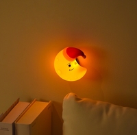 Nouvelle Lampe en Silicone Créative Mini Lune Étoile Nuage pour Chambre à Coucher - Lampe de Chevet Mignonne à Activation Tactile avec Fonction de Recharge USB