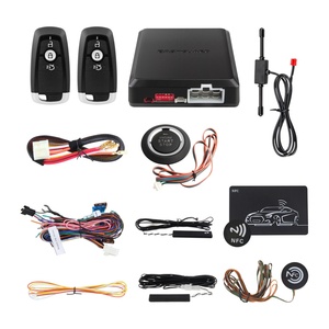 EASYGUARD EC002-FO3-NFC One Way Auto Alarm System with PKE <b>Push</b> Start Button & NFC Lock Unlock Passive Keyless Entry - Product Image 2