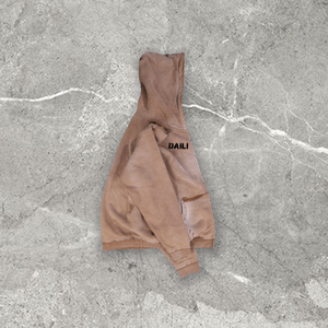 Sudadera con capucha con cremallera desgastada lavada con ácido Vintage de gran tamaño para hombre 100% algodón ecológico invierno al por mayor - Product Image 2