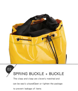 Sac à dos jaune multifonctionnel pour l'extérieur, imperméable, à épaule, pour le <span class=keywords><strong>camping</strong></span>, l'escalade, 40l - Product Image 3