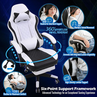 Chaise de jeu populaire et abordable, chaise PC personnalisée, chaise de jeu réglable avec fonction inclinable pour dortoir