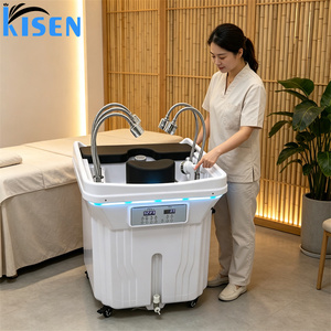Kisen <b>Portable</b> Head Spa Bed with Water Circulation Waterfall Shower Multi-functional Salon Hair Washing Basin for Hair Treatment - Product Image 1