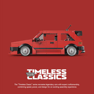 PB PB8839 Nouvelle <span class=keywords><strong>Voiture</strong></span> Rouge Rétro Créative de la Ville, Modè<span class=keywords><strong>le</strong></span> de <span class=keywords><strong>Voiture</strong></span> de la Machine à Retourner dans <span class=keywords><strong>le</strong></span> <span class=keywords><strong>Futur</strong></span> MK2, Ensembles de Briques de Construction, Jouets, Cadeaux - Product Image 3