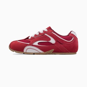 Zapatos de carreras rojos para hombre y mujer, zapatillas de entrenamiento de malla transpirable de verano, zapatillas planas informales, zapatos retro de moda - Product Image 5
