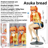 Figurine d'action robot Evangelion BBG Asuka en PVC, modèle de décoration anime, jouets tendance pour bureau
