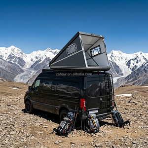 Tente <span class=keywords><strong>de</strong></span> toit rigide P Show FRP Wedge pour camping-car Mercedes Sprinter, type coquille, manuelle, quatre saisons, triple couche - Product Image 5