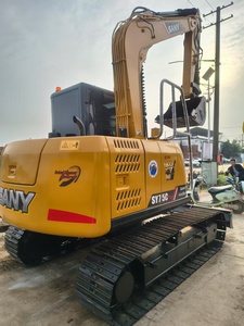 Excavatrice sur chenilles d'occasion SANY SY75C Pro, jaune, hydraulique, avec godet de terrassement - Product Image 3