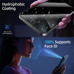 <span class=keywords><strong>Pellicola</strong></span> in vetro temperato Anti-sbirciatura per Samsung Galaxy S26 serie 9H sblocca impronte digitali Galaxy S26 Ultra Plus protezione dello schermo - Product Image 6