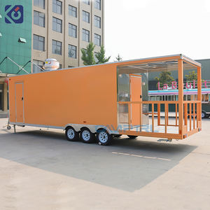 Remolque de comida para barbacoa, camión de comida de concesión con cocina completa, restaurante móvil, Pizza, <span class=keywords><strong>Kebab</strong></span>, carrito de venta al por menor con porche y baño - Product Image 5