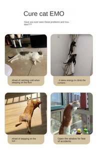 豪华宠物用品猫窗台睡床带吸盘猫吊床床带剑麻抓板适合室内猫使用 - Product Image 4