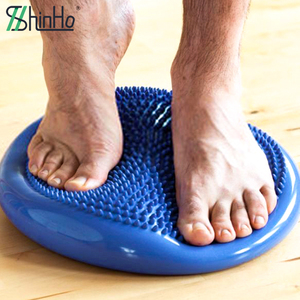 Disque d'équilibre ergonomique antidérapant écologique Shinho Factory, coussin d'air flexible, massage, tapis plat de <span class=keywords><strong>yoga</strong></span> pour la maison et le <span class=keywords><strong>bureau</strong></span> - Product Image 4
