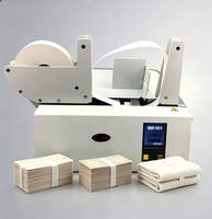 Machine d'emballage automatique électrique pour papier et film OPP, pour petits articles, 220V/110V, garantie 1 an