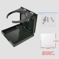 Support mural pour boissons, réglable, convient à presque toutes les tailles de tasses, gobelets, bouteilles, canettes, porte-gobelets pliable pour voiture, camion, camping-car, fourgonnette, bateau