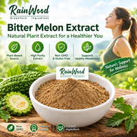 Extrait de melon amer Rainwood en poudre, extrait de plante botanique, matière première en vrac pour les applications alimentaires, cosmétiques et de compléments alimentaires